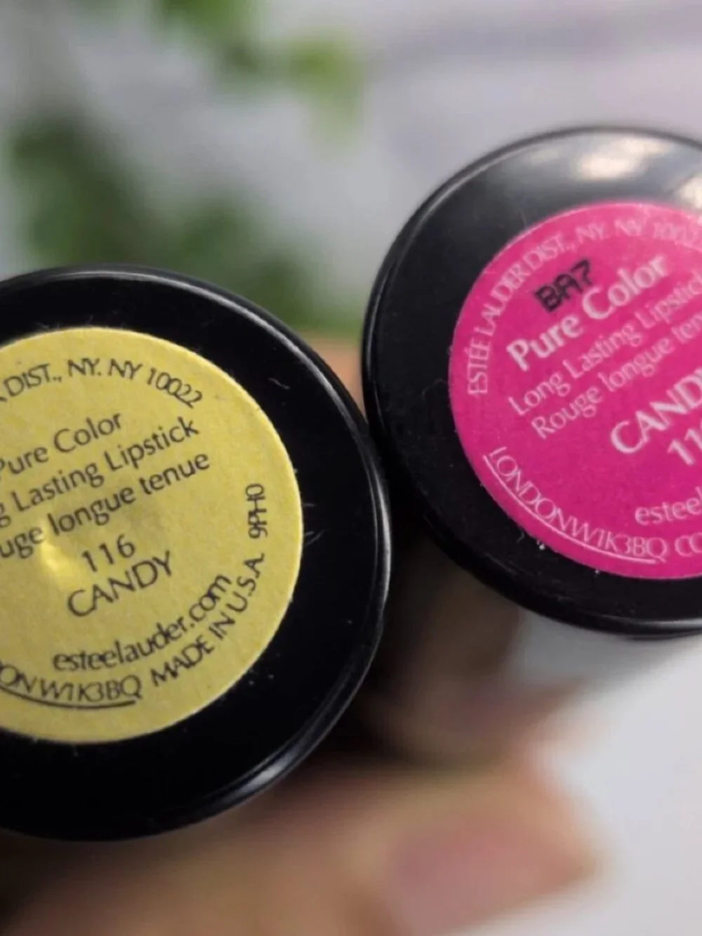 NIB LOT 2!🥰Estee Lauder Pure Color *116 Candy* Shimmer Long Lasting Lipstick